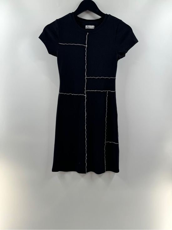 Hollister Dresses & Skirts - Hollister Black Contrast Stitch Mini Dress – Women's Small Regular